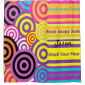 Shower Curtain Powder Room Douchegordijn (Voorkant)