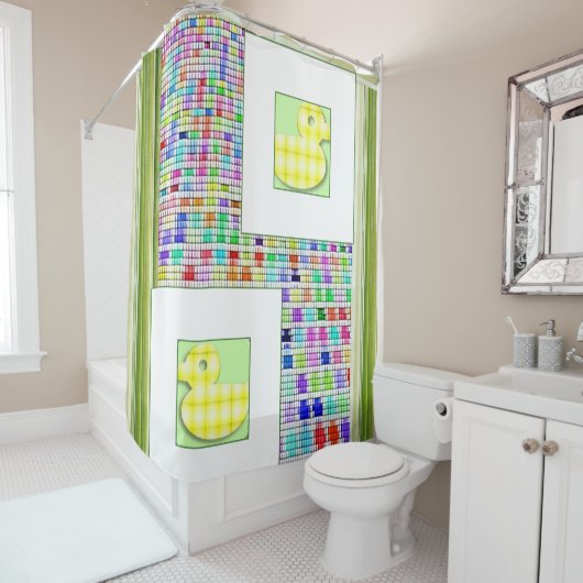 Shower Curtain Pset Douchegordijn (In situ)