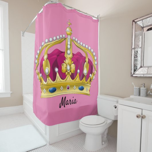 Shower Curtain Queen Maria Douchegordijn (In situ)