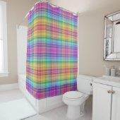 Shower Curtain - Rainbow Madras Douchegordijn (In situ)