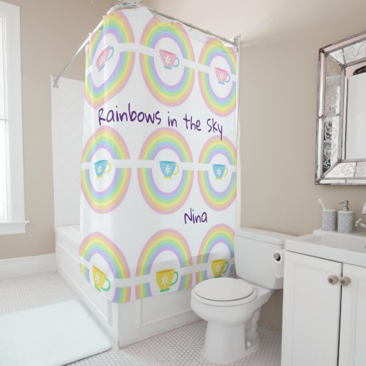 Shower Curtain-regenboog Douchegordijn (In situ)
