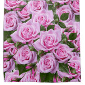 Shower Curtain roze rozen Douchegordijn (Voorkant)