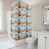 Shower Curtain/Seashells Douchegordijn (In situ)