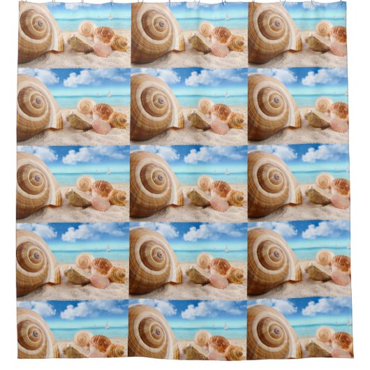 Shower Curtain/Seashells Douchegordijn (Voorkant)
