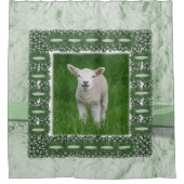 Shower Curtain Sheep Douchegordijn (Voorkant)
