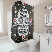 Shower Curtain Skull Douchegordijn (In situ)