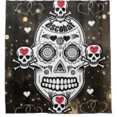 Shower Curtain Skull Douchegordijn (Voorkant)
