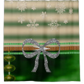 Shower Curtain Snowflakes Douchegordijn (Voorkant)