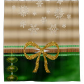 Shower Curtain Snowflakes Douchegordijn (Voorkant)