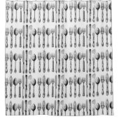 Shower Curtain Spoons Douchegordijn (Voorkant)