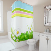 Shower Curtain/Spring Daisy Douchegordijn (In situ)