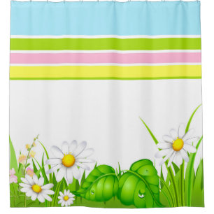 Shower Curtain/Spring Daisy Douchegordijn