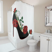 Shower Curtain - Stiletto-Roos Douchegordijn (In situ)