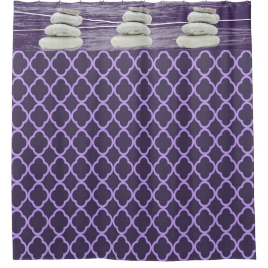 Shower Curtain Stones Douchegordijn (Voorkant)