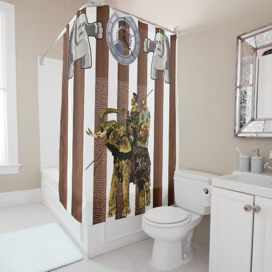 Shower Curtain Stripe Douchegordijn (In situ)