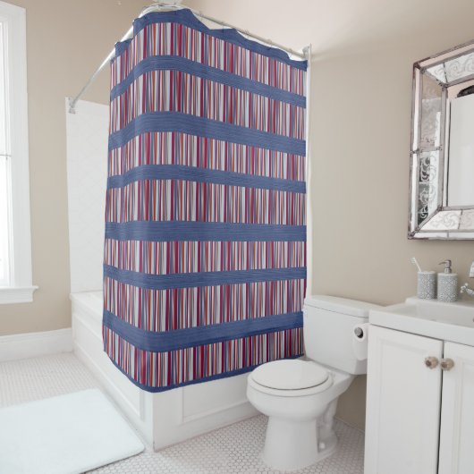 Shower Curtain Stripe Douchegordijn (In situ)