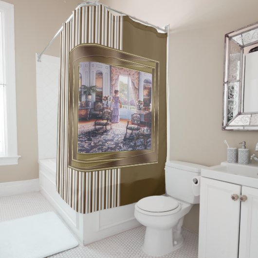 Shower Curtain Stripe Douchegordijn (In situ)