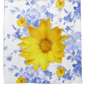 Shower Curtain Sunflower Douchegordijn (Voorkant)
