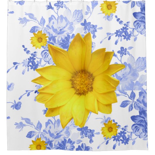 Shower Curtain Sunflower Douchegordijn (Voorkant)