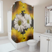 Shower Curtain Sunflower Douchegordijn (In situ)