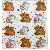 Shower Curtain Teddy Bear Douchegordijn (Voorkant)