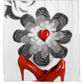 Shower Curtain-Valentijnsdag Douchegordijn (Voorkant)
