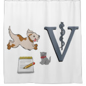 Shower Curtain Veterinarian Douchegordijn (Voorkant)