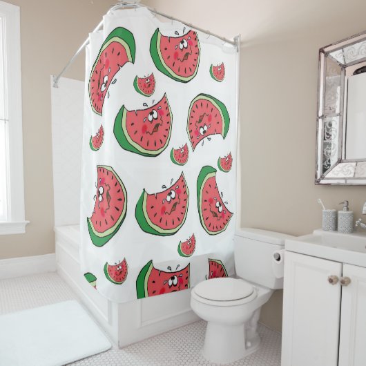 Shower Curtain Watermelon Douchegordijn (In situ)