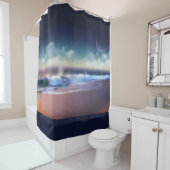 Shower Curtain/Waves op Beach Douchegordijn (In situ)