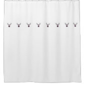 Shower curtain with deer / Duschvorhang mit Hirsch Douchegordijn (Voorkant)