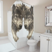 Shower Curtain Wolf Douchegordijn (In situ)