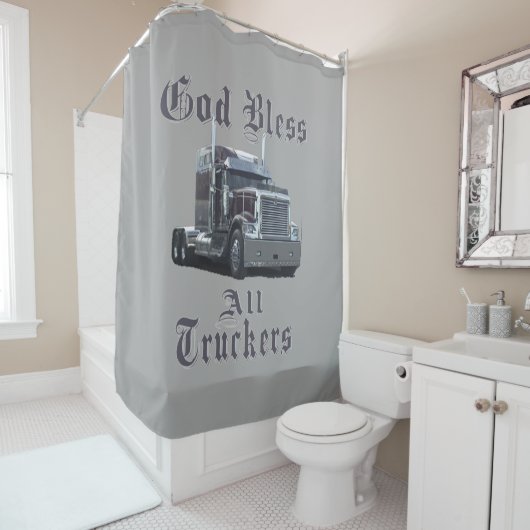 Shower Curtains voor truckers Douchegordijn (In situ)