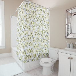 Shower Curtains with apple. Douchegordijn
