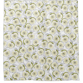 Shower Curtains with apple. Douchegordijn (Voorkant)