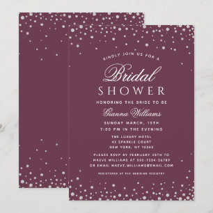 Shower Diamonds Modern Luxury Vrijgezellenfeest Kaart