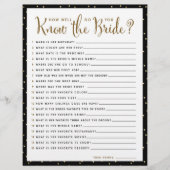 Shower Game | Hoe goed ken je de Bride? (Voorkant)