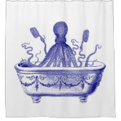 Shower gordijn met  marinier in bad (Voorkant)