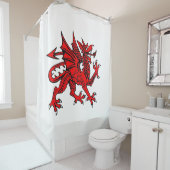 Shower gordtain Dragon Douchegordijn (In situ)