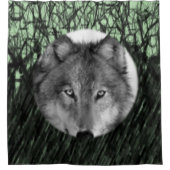 Shower gordtain Wolves Douchegordijn (Voorkant)