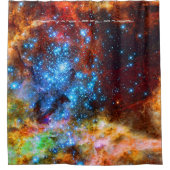 Shower in starlight van een Stellar Nursery Douchegordijn (Voorkant)