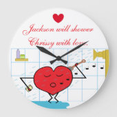 Shower Love Flows: Grote Klok (Voorkant)