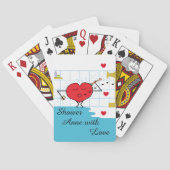 Shower Love Flows Pokerkaarten (Achterkant)