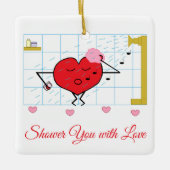 Shower Love Keramisch Ornament (Voorkant)