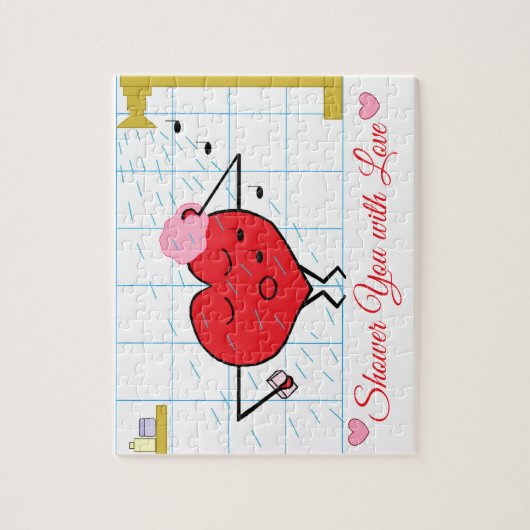 Shower Love: Legpuzzel (Verticaal)