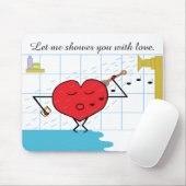 Shower Love Stromen: Muismat (Met muis)