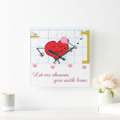 Shower Love:  Vierkante Klok (Huis)