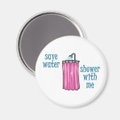 Shower met mij - bespaar water magneet (Voorkant / Achterkant)