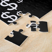 Shower of Dollar Signs ($) Legpuzzel (Zijkant)