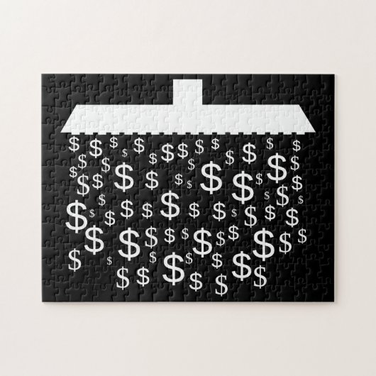 Shower of Dollar Signs ($) Legpuzzel (Horizontaal)