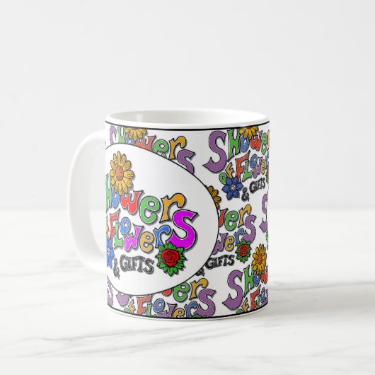 Shower of Flowers Mok (Voorkant links)